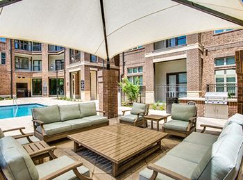 Poolside luxury loungers